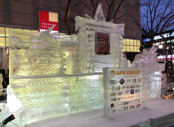 すすきのアイスワールド氷像
